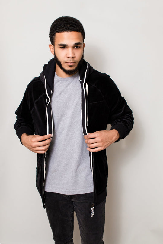 THE MASON VELOUR MENS HOODIE - Thumb United