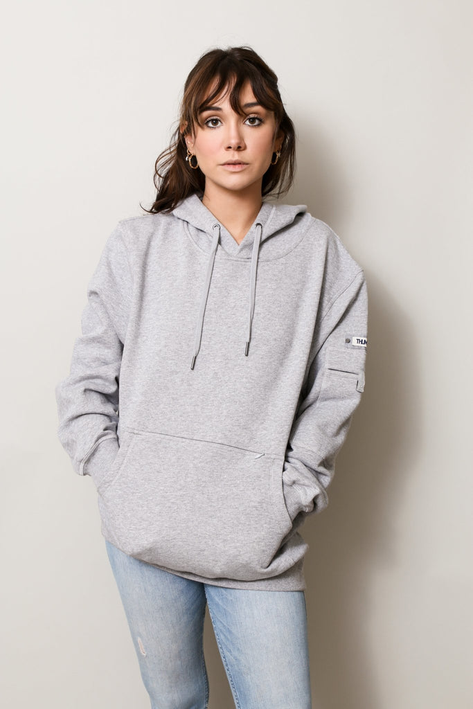 Weekday oversized hoodie in gray
