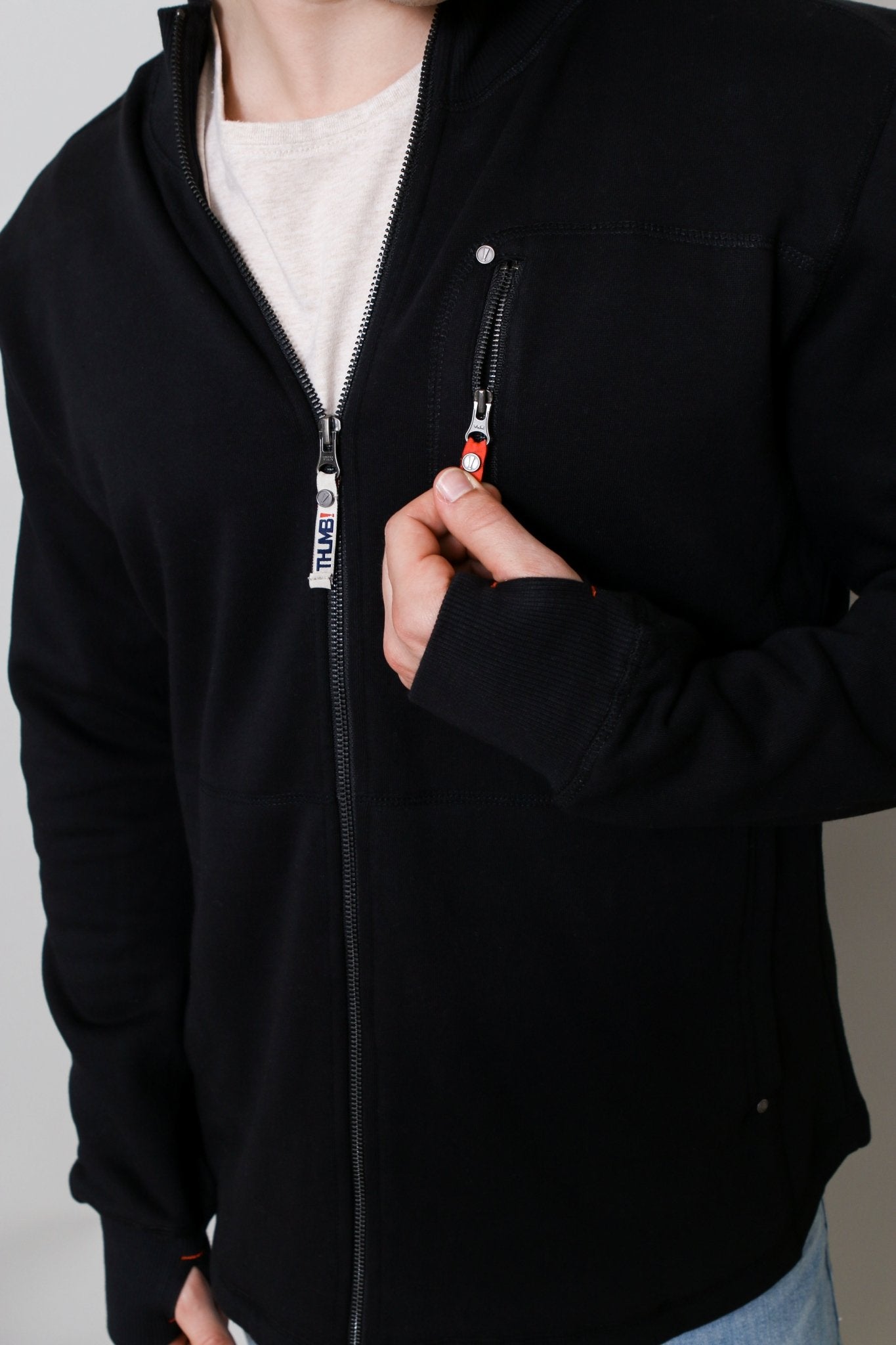 Fleece jacket with inside pockets hotsell